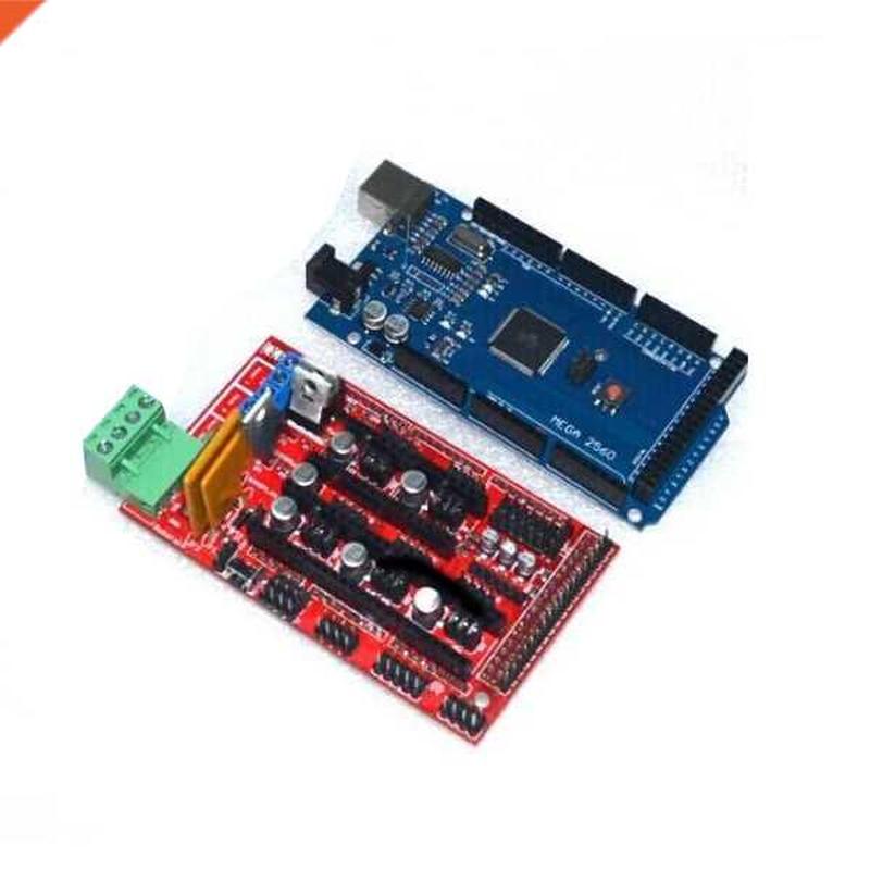 Mega 2560 R3   1 RAMPS 1.4 Controller   4 A4988 Step Drive M