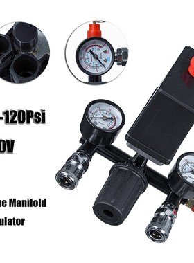 240V AC Regulator Heavy Duty Air Compressor Pump Pressure Co