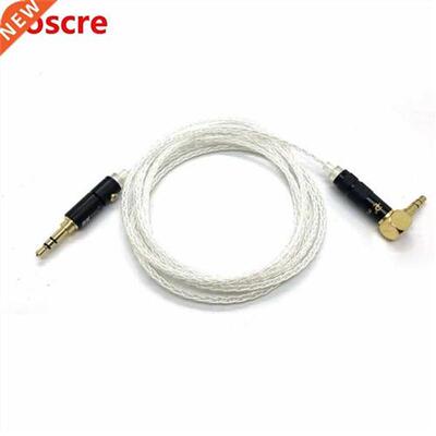 8 Cores Silver Plated 3.5mm to 3.5mm Upgrade Cable for Phili