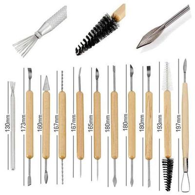 11pcs Clay Sculpting Kit Sculpt Smoothing Wax Carving Potter