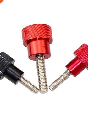 2PCS M4 M5 M6 Knurled Thumb Screws White Red Black Aluminum