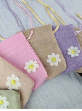 Carry on purse sachet bag sachet empty bag can be filled wit