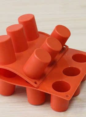 15-hole Cylindrical Shape Mold Fondant Cake Silicone Mold Ha