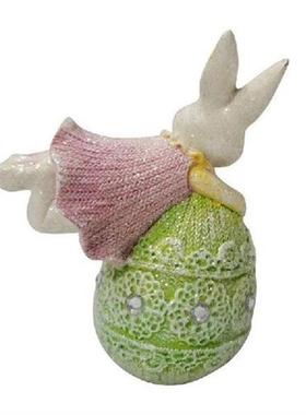Easter Bunny Decoration Childrens Room Girls Cute Resin