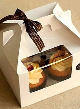 Baking packaging cake box 2 pieces 4 pieces 6 pieces Cupcake