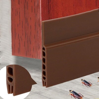 Self Adhesive Weather Stripping Silicone Seal Sweep Strip Pe