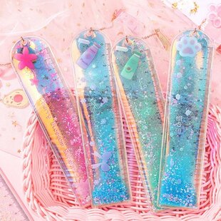 Multi-purpose Cartoon Straight Ruler Cute Cartoon Mathematic