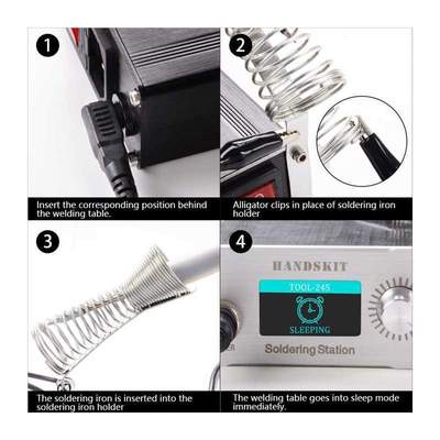 T245 OLED Digital Soldering Station 2.5 S Fast Warmming 220v