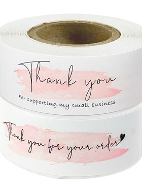 120Pcs Thank you for your order stickers 1*3inch labels for