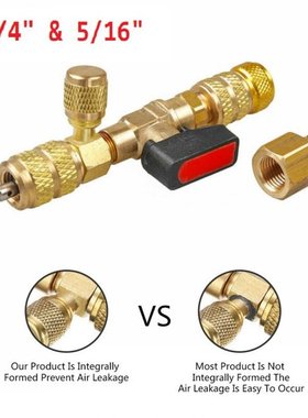 4xHVAC Valve Core Remover Dual Size 5/16&1/4 Port Instal