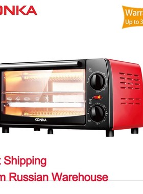 KONKA Electric mini Oven 12L  Multi function Stainless Stee