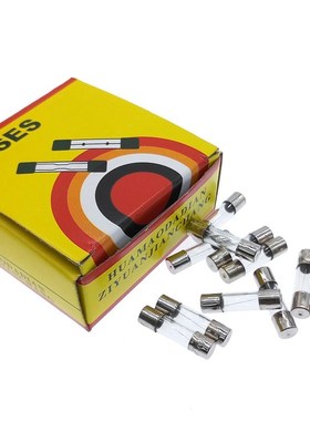 100pcs Fast-blow Glass Fuses Assorted Kit 5mm*20mm 0.1A 0.2A