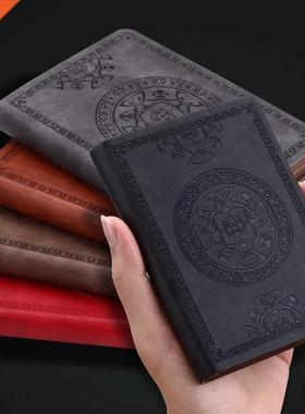 140 Sheets A6 Vintage Notebook With Retro Pattern PU Cover 5