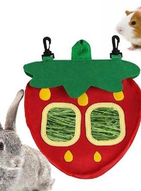 6XDE  Feeder Rabbit  Feeder Bag Pet Guinea Pigs Cage