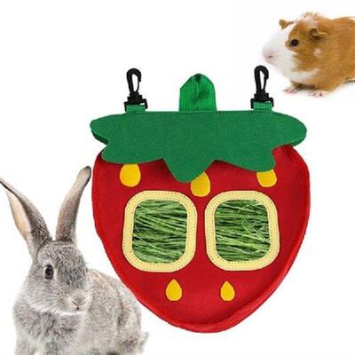 6XDE  Feeder Rabbit  Feeder Bag Pet Guinea Pigs Cage