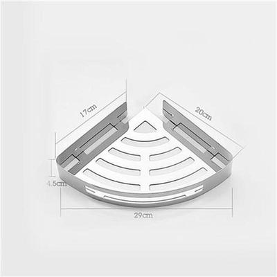Stainless Steel Triangle Basket Bathroom Shelf Suction Wall