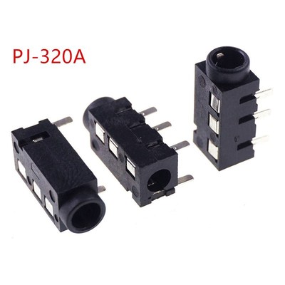 10 pcs TRRS 3.5 mm audio Jack Connector Through Holes PCB Ho