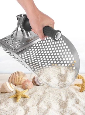 Sand Scoop 适用于 Metal Detecting, Stainless Steel with Hexa
