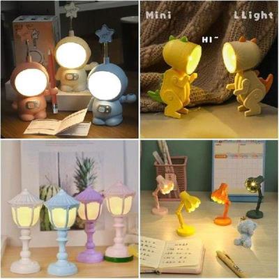 Cartoon Mini LED Night Light Cute Pet Table Lamp Children