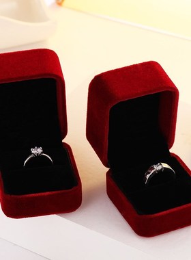 Fake diamond wedding props wedding ring bride ring opening a