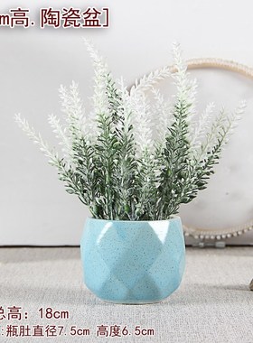 Milk bottle delicate flower buds office desk decor