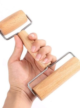 2 in 1 T-Shape Wooden Double-sided Rolling Pin Kitchen Pizza