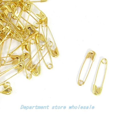 2015 Highly Commend90 Pcs Gold Tone Metal Safety Pins for Cl