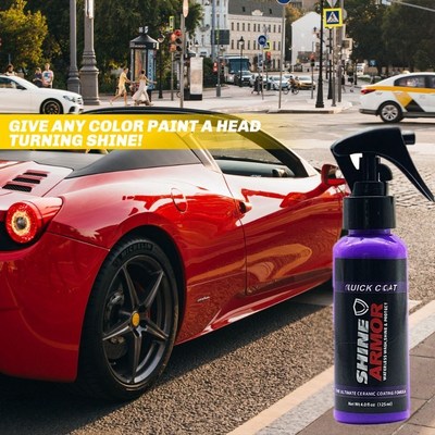 125ml Shine Armor Ceramic Car Wash Fortify Quick Coat Polish