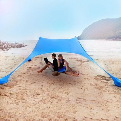 Portable Sunscreen Sand Free Beach Tent 210X210 Sunshade Ant