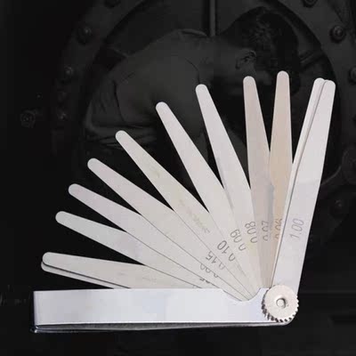 Stainless Steel Feeler Gauge Gauge 0.03-1mm Rust Gap Gauge 1