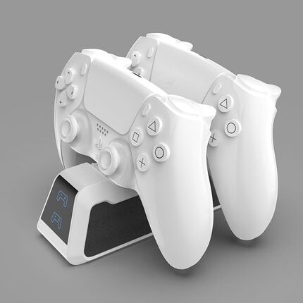 PS5 Controller Charger Charging Stand Can Charge 2 Game Con