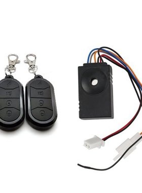 Ebike Alarm System Dual Remote Control 36V 48V 60V 72V Alarm