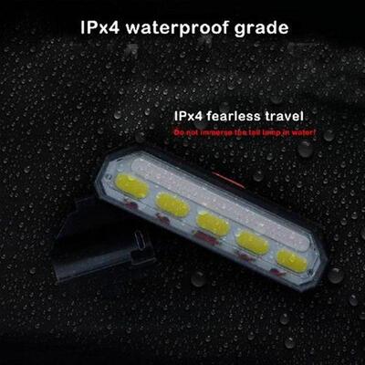 COB Bicycle Taillight USB Charging Rechargeable Road Bike
