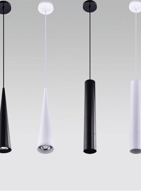 1PC Modern LED Long ube Pendant Lights Simple Nordic Restaur