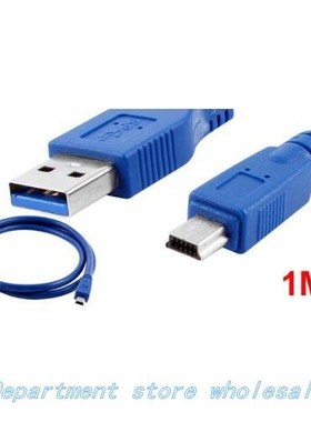 2015 Hot New Blue Superspeed USB 3.0 Type A Male to Mini B 1