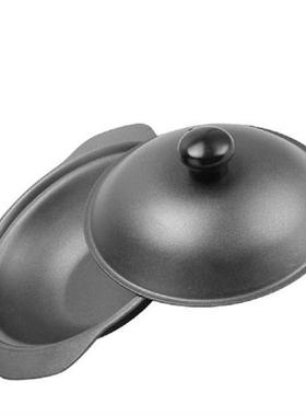 Cast Iron Oven Containers Lids Camp Pot Outdoor Oven Clay