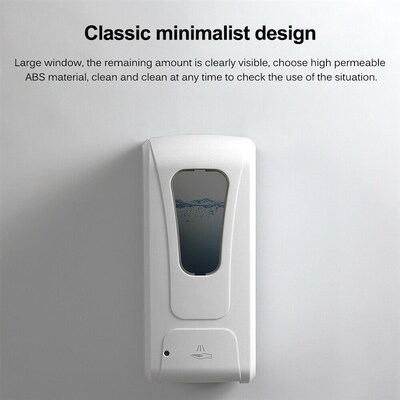 Wall mounted 1000ML Automatic Alcohol Spray Dispenser Induct