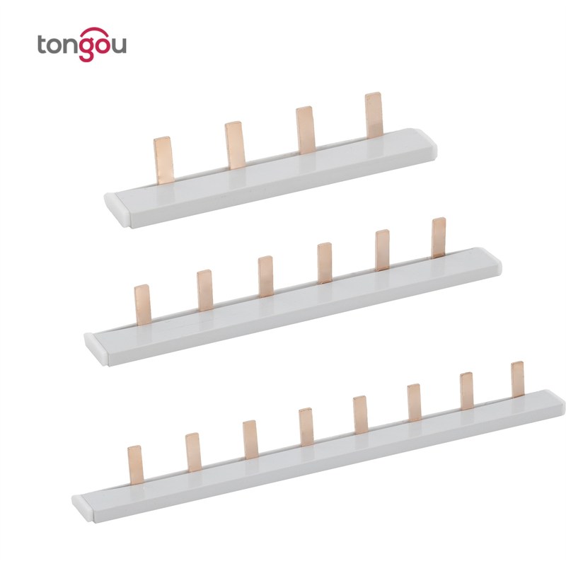1 Pole 4 ways 6 ways 8 ways Pin  Copper Busbar for Distribut