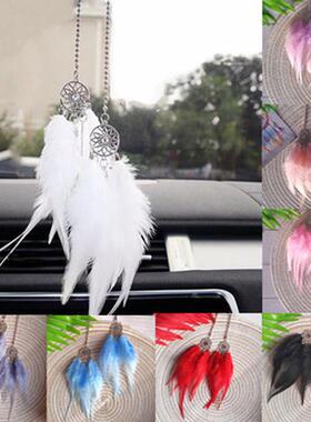 1PC Car Dream Catcher With Feathers Handmade Wall Hanging