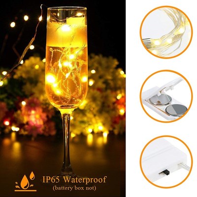 1/2/3M Fairy Lights Battery Powered LED Mini Christmas Light