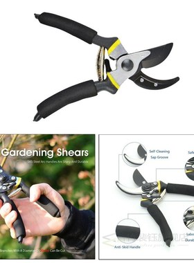 Gardening Scissors Plant Shears Trim Trees Pruner Branch Pru