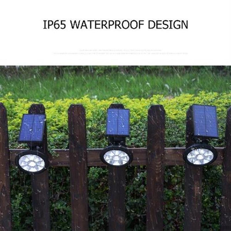 Solar Spotlight Garden Landscape Ground IP65 Wall Lamp