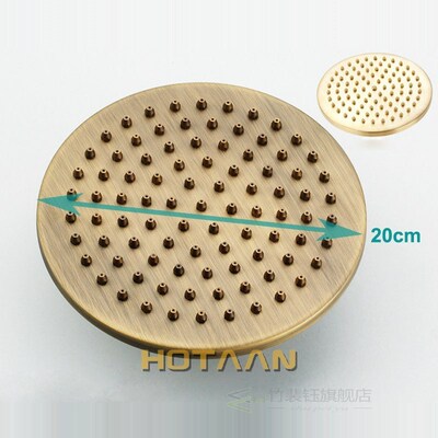 Free shipping 8 inch 20x20cm Round OverHead Rain Shower Hea