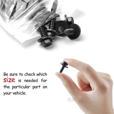 20PCS 10mm Hex Head Screw Bolt 90159-60498 M6.1 x 19mm Fende