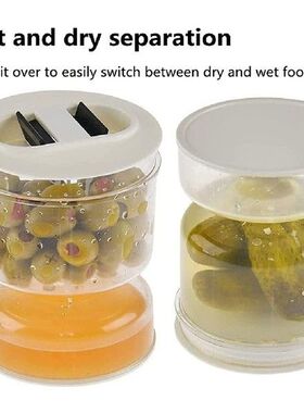 Wet and Dry Separation Pickle Jar Pickle Jar Pickle Flip