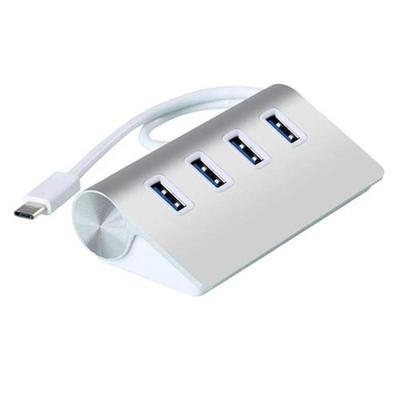 Type-C Aluminum Alloy 4-Port USB3.0 HUB 5Gbps Splitter USB C