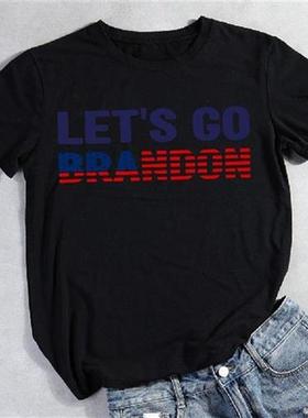 Lets Go Brandon Funny Men Women Vintage T-Shirt Graphic