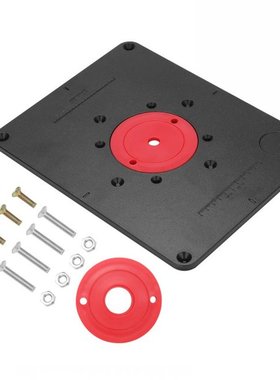 Carpintería Router Table Insert Plate Trimming Machin