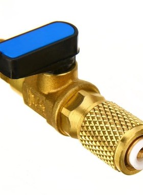 1PC HVAC A/C Straight SHUT-OFF Ball Valve Adapter Tool 适用