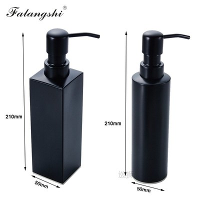High Quality Black Soap Dispenser Bathroom Accessories Stain